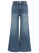 Kut from the Kloth Meg High Rise Fab AB Wide Leg Raw Hem In Gripping-Jeans-Kut from the Kloth-Deja Nu Boutique, Women's Fashion Boutique in Lampasas, Texas