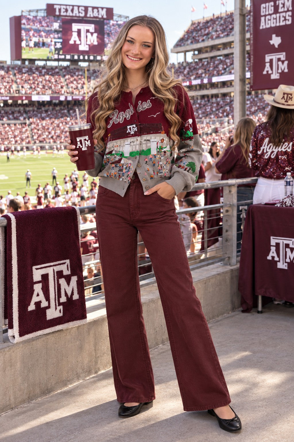 Kut from the Kloth Meg High Rise Fab Ab Wide Leg Raw Hem Jeans in Maroon-Bottoms-Kut from the Kloth-Deja Nu Boutique, Women's Fashion Boutique in Lampasas, Texas
