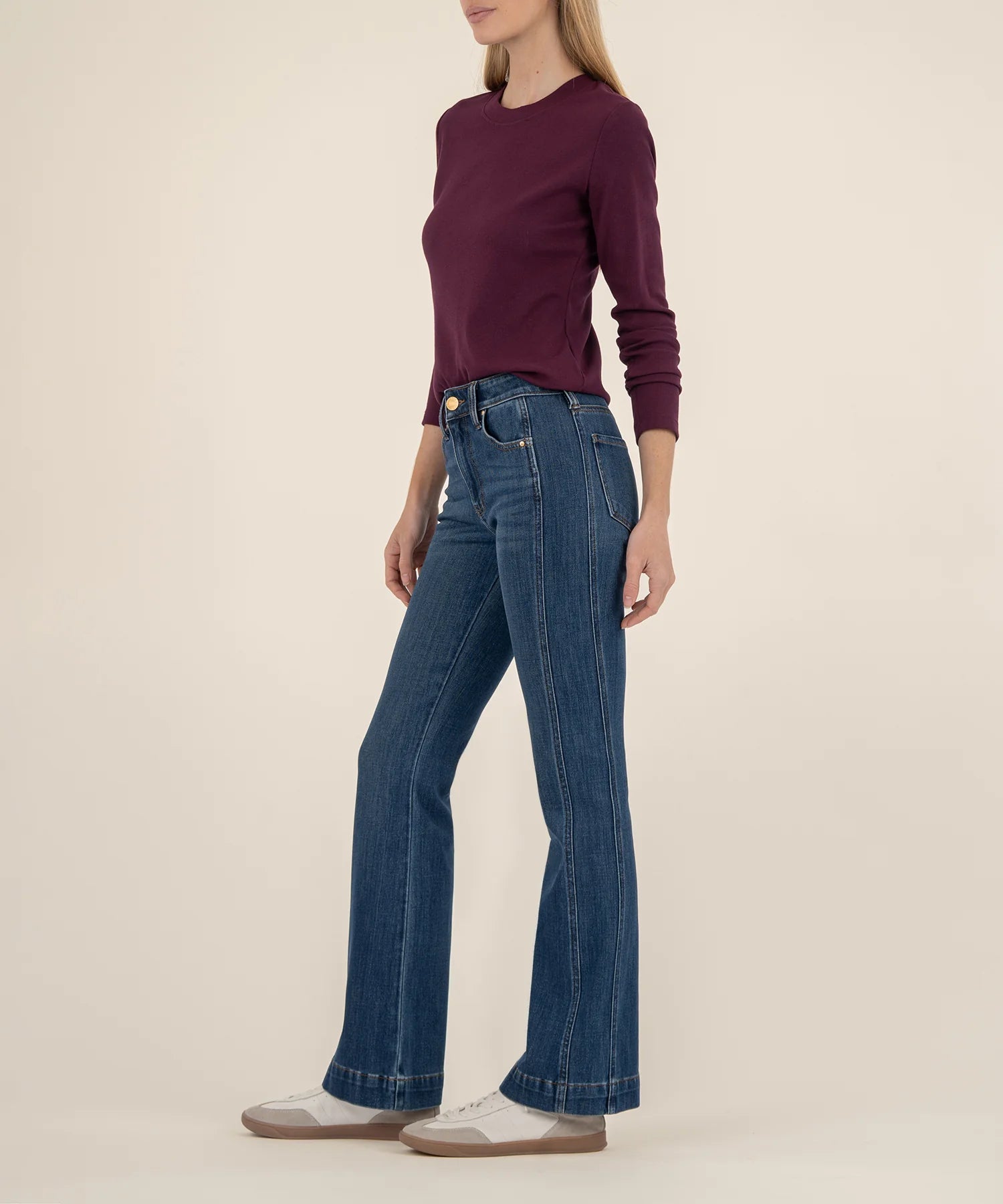 Kut from the Kloth Natalie High Rise Bootcut Jeans in Choice Wash-Jeans-Kut from the Kloth-Deja Nu Boutique, Women's Fashion Boutique in Lampasas, Texas