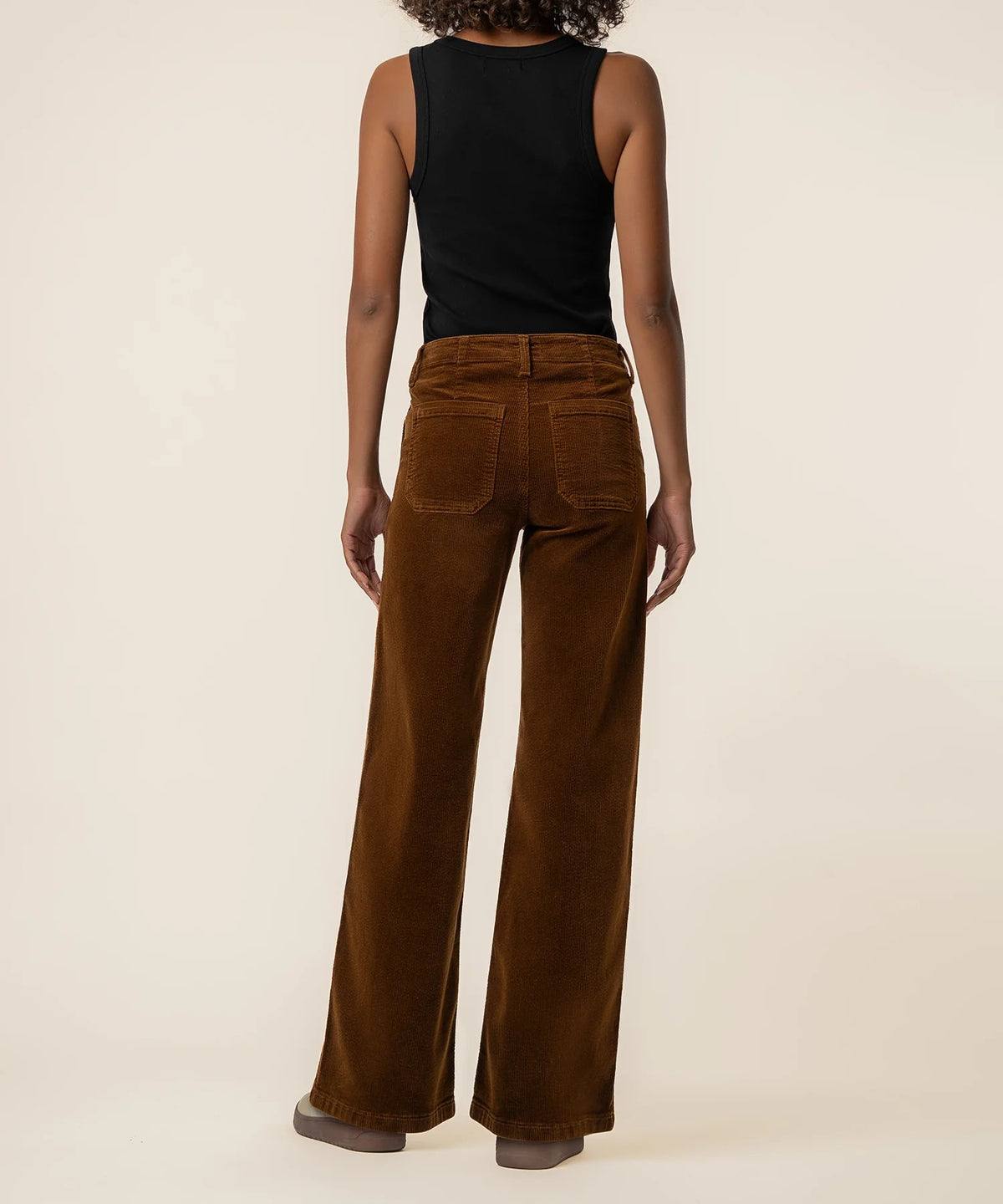 Kut from the Kloth Nutmeg High Rise Corduroy Wide Leg Jeans-Pants-Kut from the Kloth-Deja Nu Boutique, Women's Fashion Boutique in Lampasas, Texas