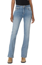 Kut from the Kloth Ana High Rise Fab Ab Flare-Baby DN All Over In Harmonious-Jeans-Kut from the Kloth-Deja Nu Boutique, Women's Fashion Boutique in Lampasas, Texas