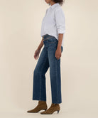 Kut from the Kloth Charlotte High Rise Braided Waistband-Jeans-Kut from the Kloth-Deja Nu Boutique, Women's Fashion Boutique in Lampasas, Texas