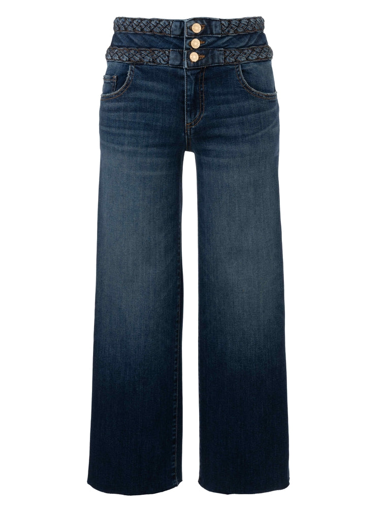 Kut from the Kloth Charlotte High Rise Braided Waistband-Jeans-Kut from the Kloth-Deja Nu Boutique, Women's Fashion Boutique in Lampasas, Texas