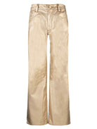Kut from the Kloth Charlotte High Rise Wide Leg in Gold-Jeans-Kut from the Kloth-Deja Nu Boutique, Women's Fashion Boutique in Lampasas, Texas
