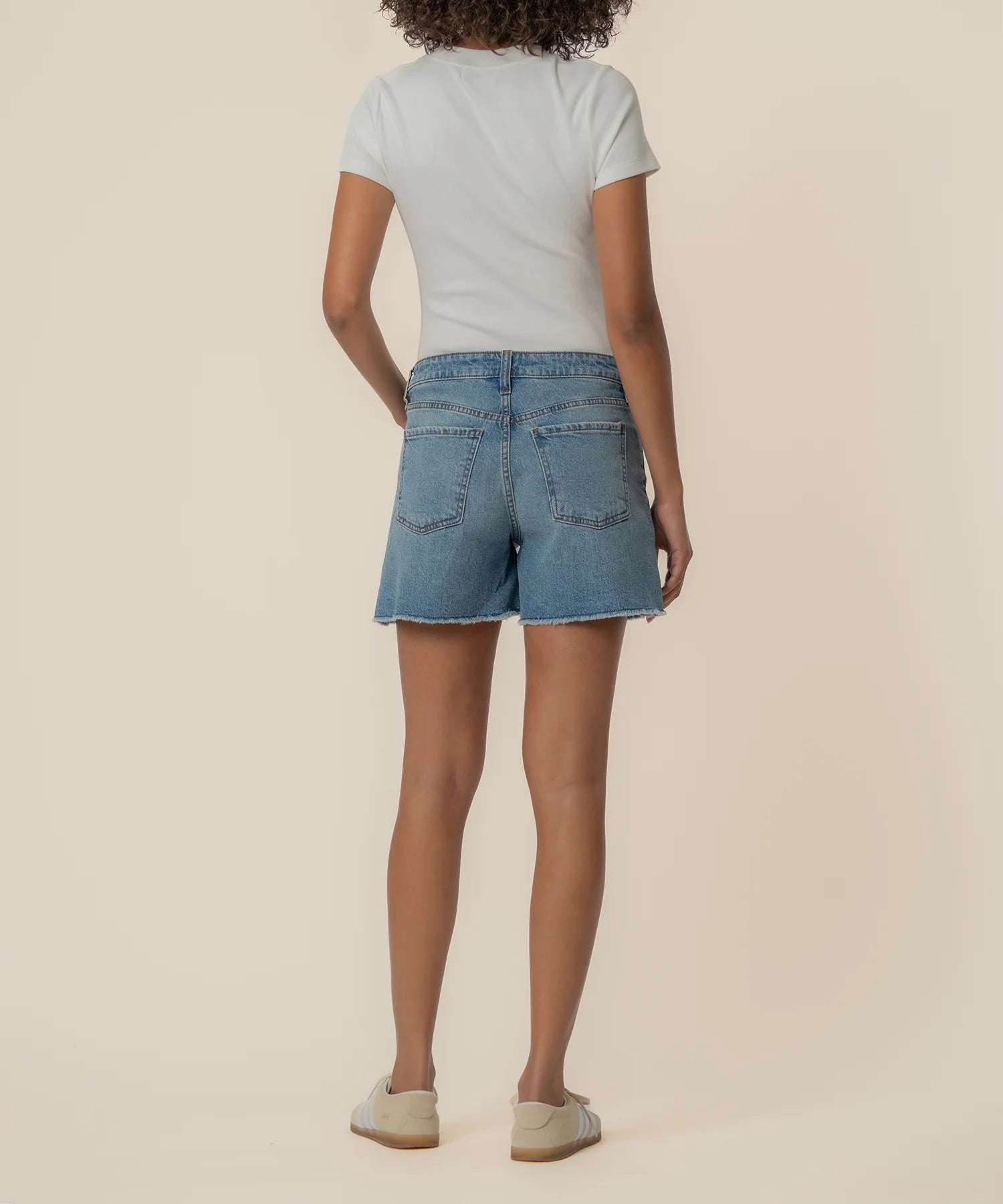 Kut from the Kloth Jane High Rise Long Short in Whiz-Shorts-Kut from the Kloth-Deja Nu Boutique, Women's Fashion Boutique in Lampasas, Texas
