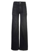 Kut from the Kloth Jodi High Rise Wide Leg Jeans in Aware Black Base-Jeans-Kut from the Kloth-Deja Nu Boutique, Women's Fashion Boutique in Lampasas, Texas