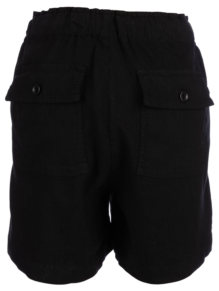 Kut from the Kloth Katana High Rise Drawstring Shorts - Black-Bottoms-Kut from the Kloth-Deja Nu Boutique, Women's Fashion Boutique in Lampasas, Texas