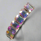 Large AB Crystal Stretch Bracelet In Iridescent Aurora Borealis-Bracelets-Deja Nu Tx-Deja Nu Boutique, Women's Fashion Boutique in Lampasas, Texas
