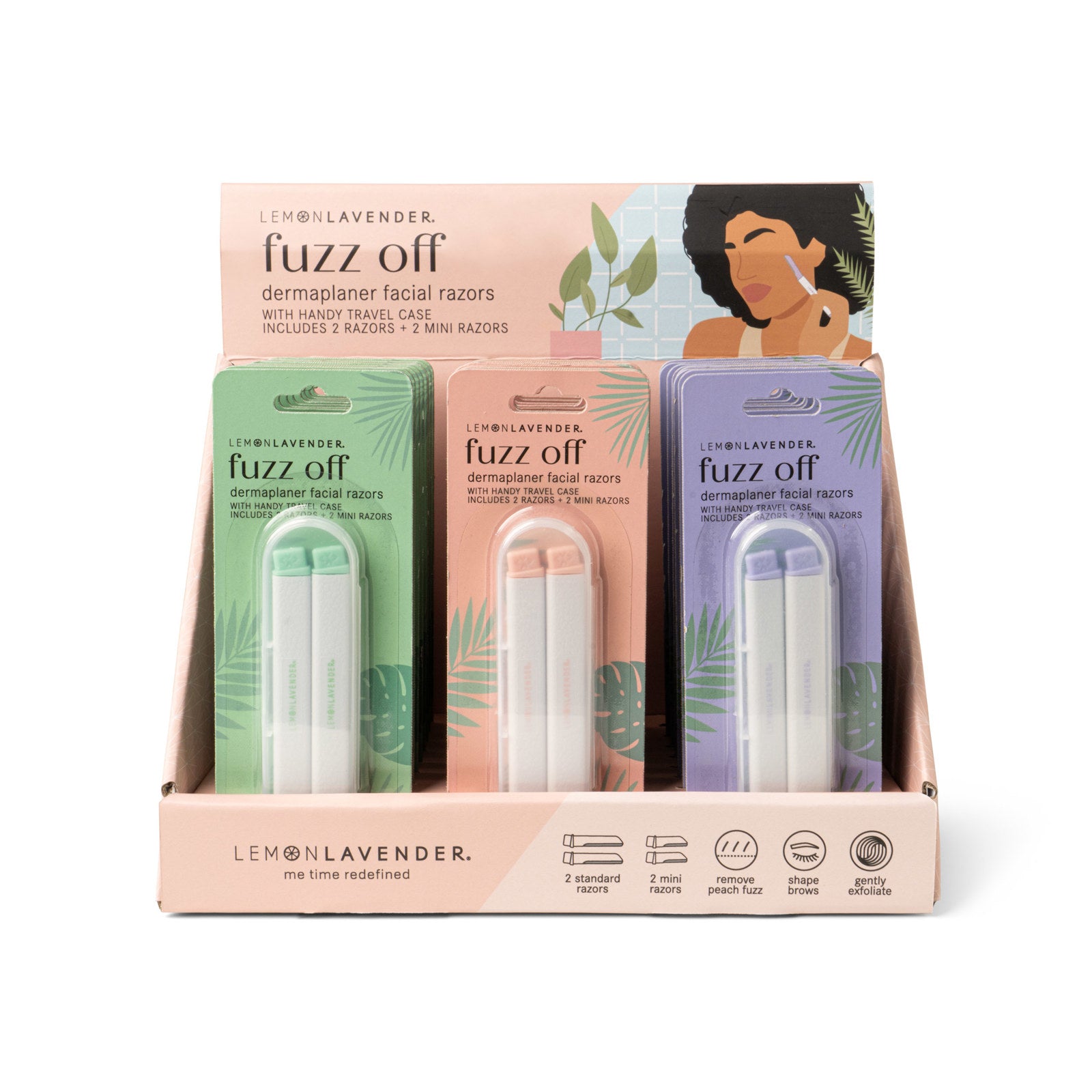 Lemon Lavender® Fuzz Off Dermaplaner Facial Razors-razors-Lemon Lavender-Deja Nu Boutique, Women's Fashion Boutique in Lampasas, Texas