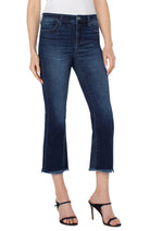 Liverpool Hannah Crop Flare With Fray Hem 25.5in Inseam In Upland-Jeans-Liverpool-Deja Nu Boutique, Women's Fashion Boutique in Lampasas, Texas