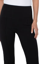 Liverpool Hi-Rise Black Cargo Crop Straight 26in Ins-Bottoms-Liverpool-Deja Nu Boutique, Women's Fashion Boutique in Lampasas, Texas