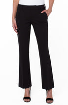 Liverpool Kelsey Flare Ponte Pants In Black-Pants-Liverpool-Deja Nu Boutique, Women's Fashion Boutique in Lampasas, Texas