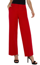 Liverpool Kelsey Wide Leg Trouser In Tango Red-trousers-Liverpool-Deja Nu Boutique, Women's Fashion Boutique in Lampasas, Texas