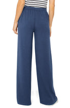 Liverpool Los Angeles Pull-On Wide Leg Pants - Prussian Blue-Bottoms-Liverpool-Deja Nu Boutique, Women's Fashion Boutique in Lampasas, Texas