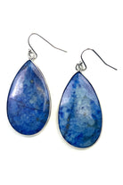 Lost And Found Blue Stone Teardrop Earring-Earrings-Lost And Found-Deja Nu Boutique, Women's Fashion Boutique in Lampasas, Texas