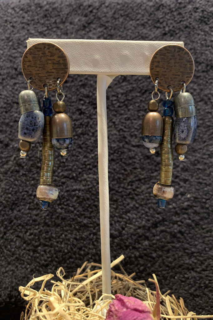 Lost And Found Tribal Dangle Earring-Earrings-Lost And Found-Deja Nu Boutique, Women's Fashion Boutique in Lampasas, Texas