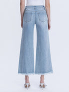 Lovervet by Vervet High Rise Rhinestone Wide Leg Jeans in Telekinesis Wash-Jeans-Lovervet by Vervet-Deja Nu Boutique, Women's Fashion Boutique in Lampasas, Texas