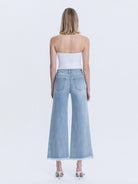Lovervet by Vervet High Rise Rhinestone Wide Leg Jeans in Telekinesis Wash-Jeans-Lovervet by Vervet-Deja Nu Boutique, Women's Fashion Boutique in Lampasas, Texas