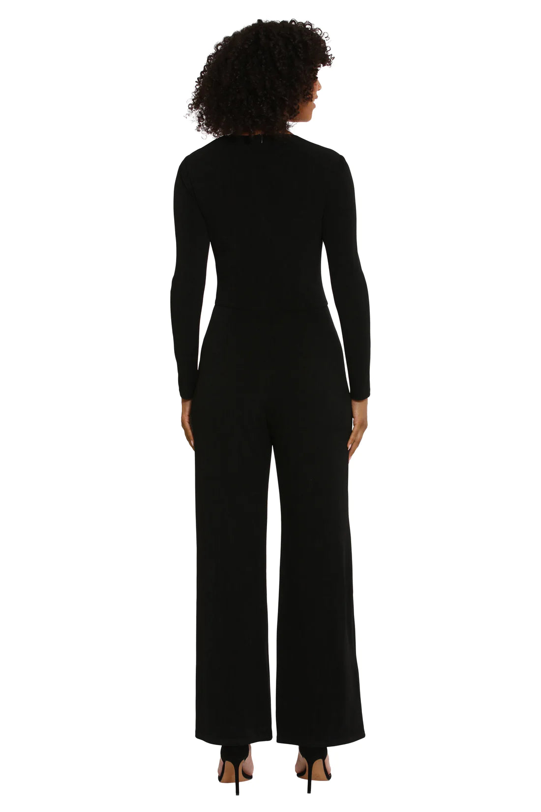 Maggy London Drusilla Jumpsuit In Black-Rompers & Jumpsuits-Maggy London-Deja Nu Boutique, Women's Fashion Boutique in Lampasas, Texas