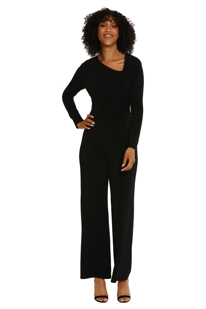 Maggy London Drusilla Jumpsuit In Black-Rompers & Jumpsuits-Maggy London-Deja Nu Boutique, Women's Fashion Boutique in Lampasas, Texas