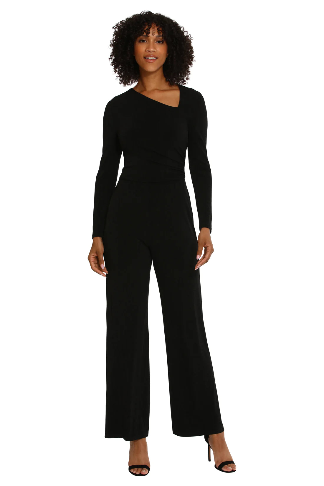 Maggy London Drusilla Jumpsuit In Black-Rompers & Jumpsuits-Maggy London-Deja Nu Boutique, Women's Fashion Boutique in Lampasas, Texas