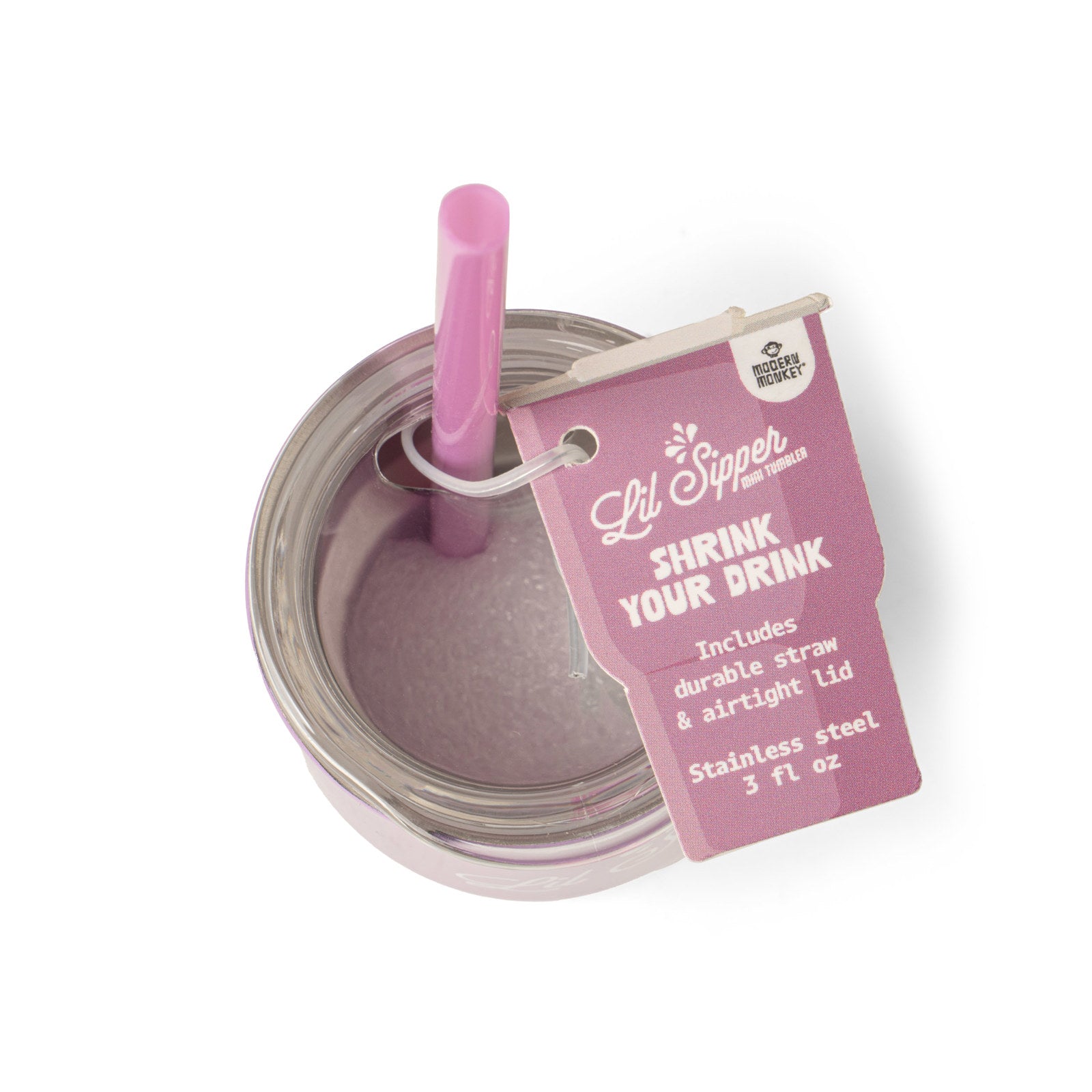 Modern Monkey® Lil Sipper Mini Tumbler 🌈🥤✨-Tumblers-Modern Monkey-Deja Nu Boutique, Women's Fashion Boutique in Lampasas, Texas