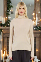 Molly Bracken Ash Beige Sweater-Sweaters-Molly Bracken-Deja Nu Boutique, Women's Fashion Boutique in Lampasas, Texas