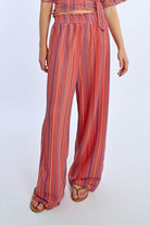 Molly Bracken Knitted Wide-Leg Pants – Multicolor Boho Vibes-Pants-Molly Bracken-Deja Nu Boutique, Women's Fashion Boutique in Lampasas, Texas
