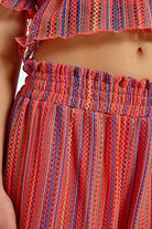 Molly Bracken Knitted Wide-Leg Pants – Multicolor Boho Vibes-Pants-Molly Bracken-Deja Nu Boutique, Women's Fashion Boutique in Lampasas, Texas