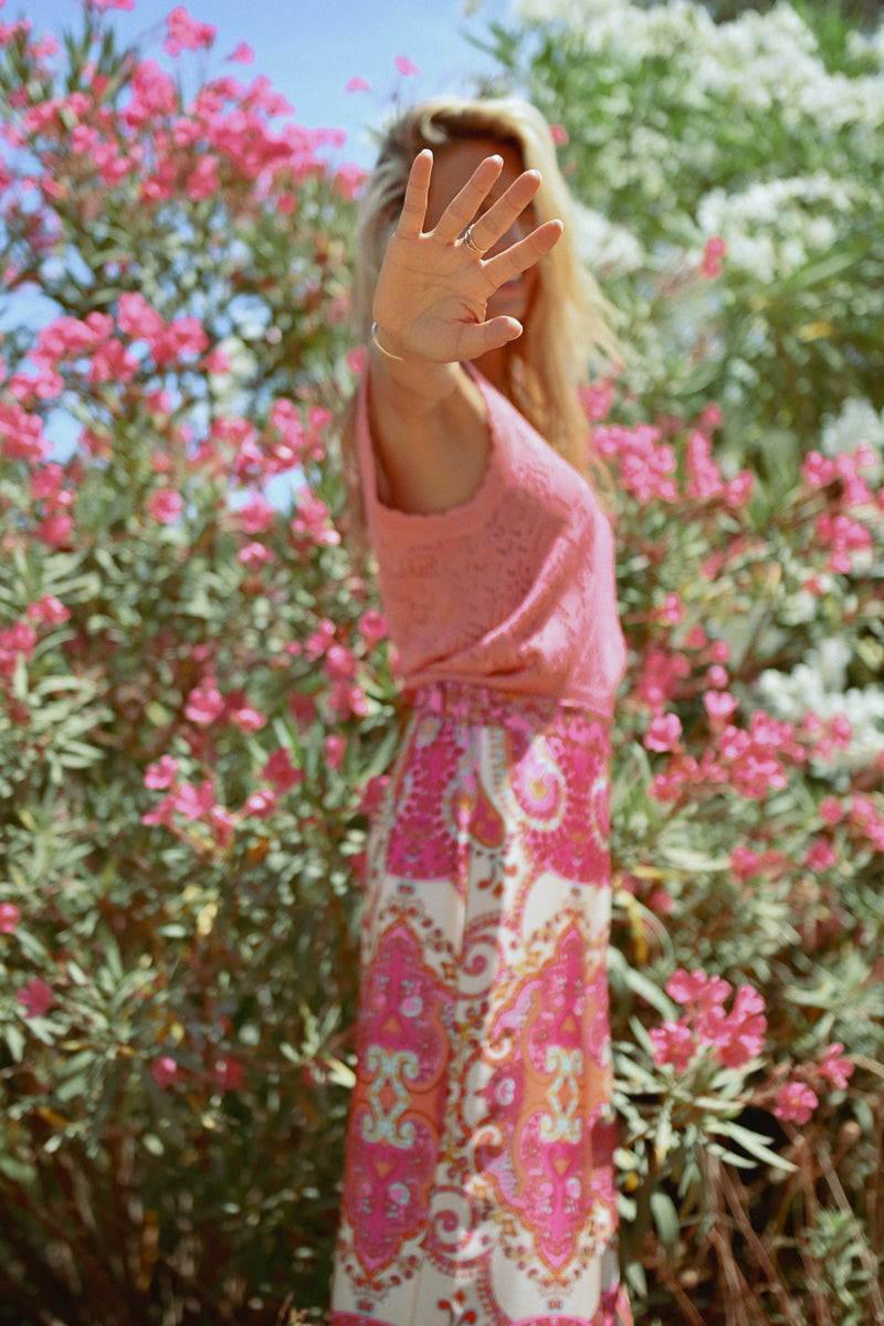 Molly Bracken Wide Leg Pants – Boho Chic Meets Effortless Elegance-Bottoms-Molly Bracken-Deja Nu Boutique, Women's Fashion Boutique in Lampasas, Texas