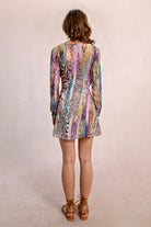Molly Bracken Multicolor Paola Dress – Chic & Vibrant Wrap Mini-Dresses-Molly Bracken-Deja Nu Boutique, Women's Fashion Boutique in Lampasas, Texas