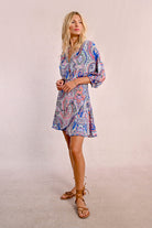 Molly Bracken Paisley Dress – Effortless Elegance with a Boho Twist-Short Dresses-Molly Bracken-Deja Nu Boutique, Women's Fashion Boutique in Lampasas, Texas