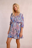 Molly Bracken Paisley Dress – Effortless Elegance with a Boho Twist-Short Dresses-Molly Bracken-Deja Nu Boutique, Women's Fashion Boutique in Lampasas, Texas