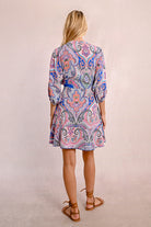 Molly Bracken Paisley Dress – Effortless Elegance with a Boho Twist-Short Dresses-Molly Bracken-Deja Nu Boutique, Women's Fashion Boutique in Lampasas, Texas