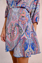 Molly Bracken Paisley Dress – Effortless Elegance with a Boho Twist-Short Dresses-Molly Bracken-Deja Nu Boutique, Women's Fashion Boutique in Lampasas, Texas