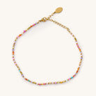 Nikki Smith Multi Beaded Anklet-Anklets-Nikki Smith-Deja Nu Boutique, Women's Fashion Boutique in Lampasas, Texas
