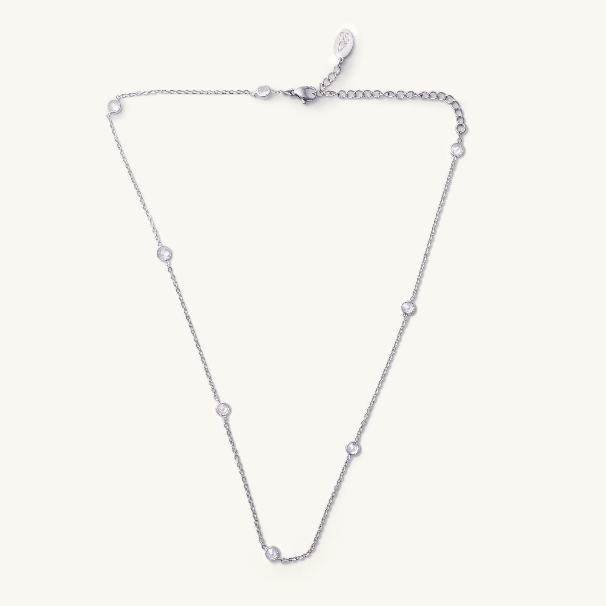 Nikki Smith Kai Silver Choker Waterproof-Necklaces-Nikki Smith-Deja Nu Boutique, Women's Fashion Boutique in Lampasas, Texas