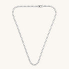 Nikki Smith Silver Gigi Tennis Necklace Waterproof-Necklaces-Nikki Smith-Deja Nu Boutique, Women's Fashion Boutique in Lampasas, Texas