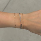 Nikki Smith Silver Sasha Chain Bracelet Waterproof-Bracelets-Nikki Smith-Deja Nu Boutique, Women's Fashion Boutique in Lampasas, Texas