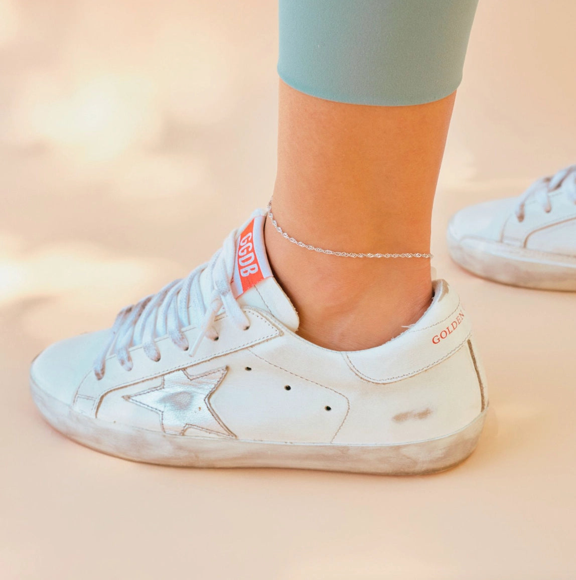 Nikki Smith Waterproof Silver Fallon Anklet-Anklets-Nikki Smith-Deja Nu Boutique, Women's Fashion Boutique in Lampasas, Texas