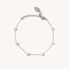Nikki Smith Camille Pearl Bracelet – Waterproof Silver-Bracelets-Nikki Smith-Deja Nu Boutique, Women's Fashion Boutique in Lampasas, Texas