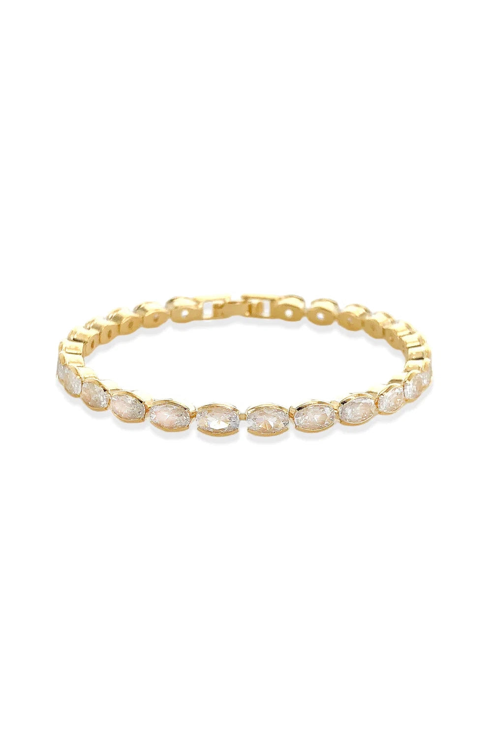 OMG BLING CZ Bracelet In Gold-Bracelets-OMG BLINGS-Deja Nu Boutique, Women's Fashion Boutique in Lampasas, Texas