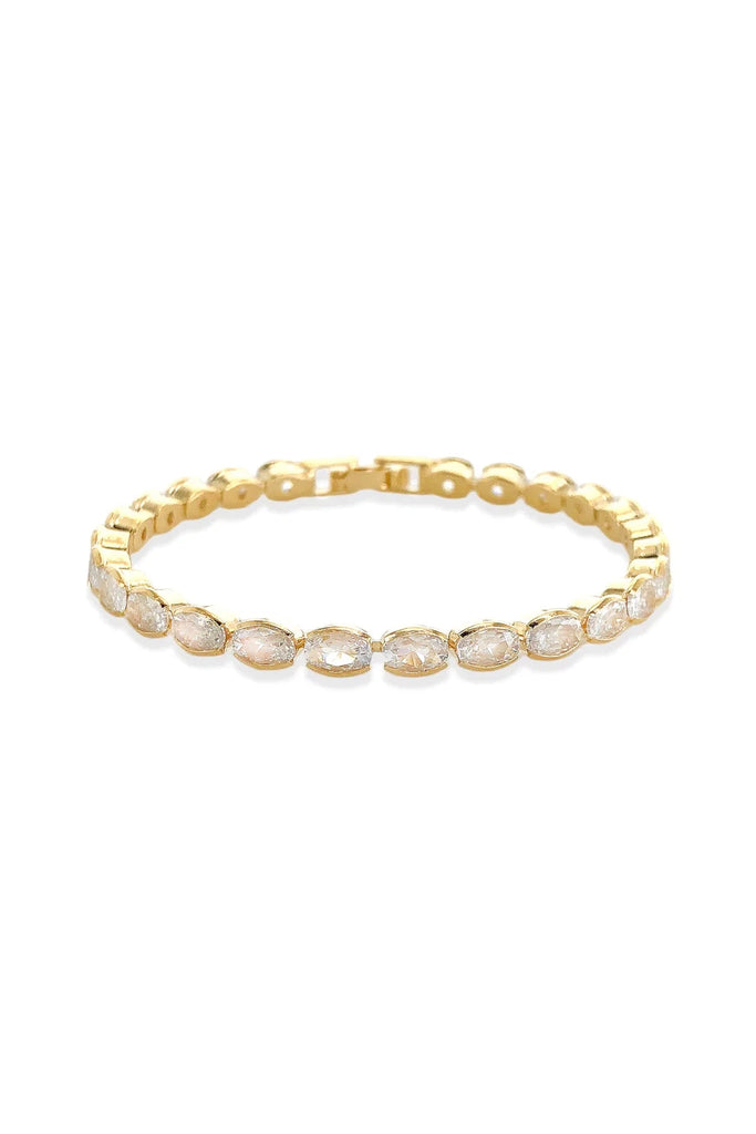 OMG BLING CZ Bracelet In Gold-Bracelets-OMG BLINGS-Deja Nu Boutique, Women's Fashion Boutique in Lampasas, Texas