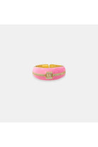 OMG BLING CZ Enamel Ring In Pink-Rings-OMG BLINGS-Deja Nu Boutique, Women's Fashion Boutique in Lampasas, Texas