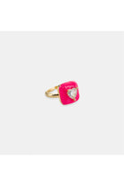 OMG BLING Enamel Heart Ring In Hot Pink-Rings-OMG BLINGS-Deja Nu Boutique, Women's Fashion Boutique in Lampasas, Texas