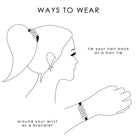 OMG BLING Five Piece Hair Tie - Bracelet Set In Silver And Gold-Hair Ties-OMG BLINGS-Deja Nu Boutique, Women's Fashion Boutique in Lampasas, Texas