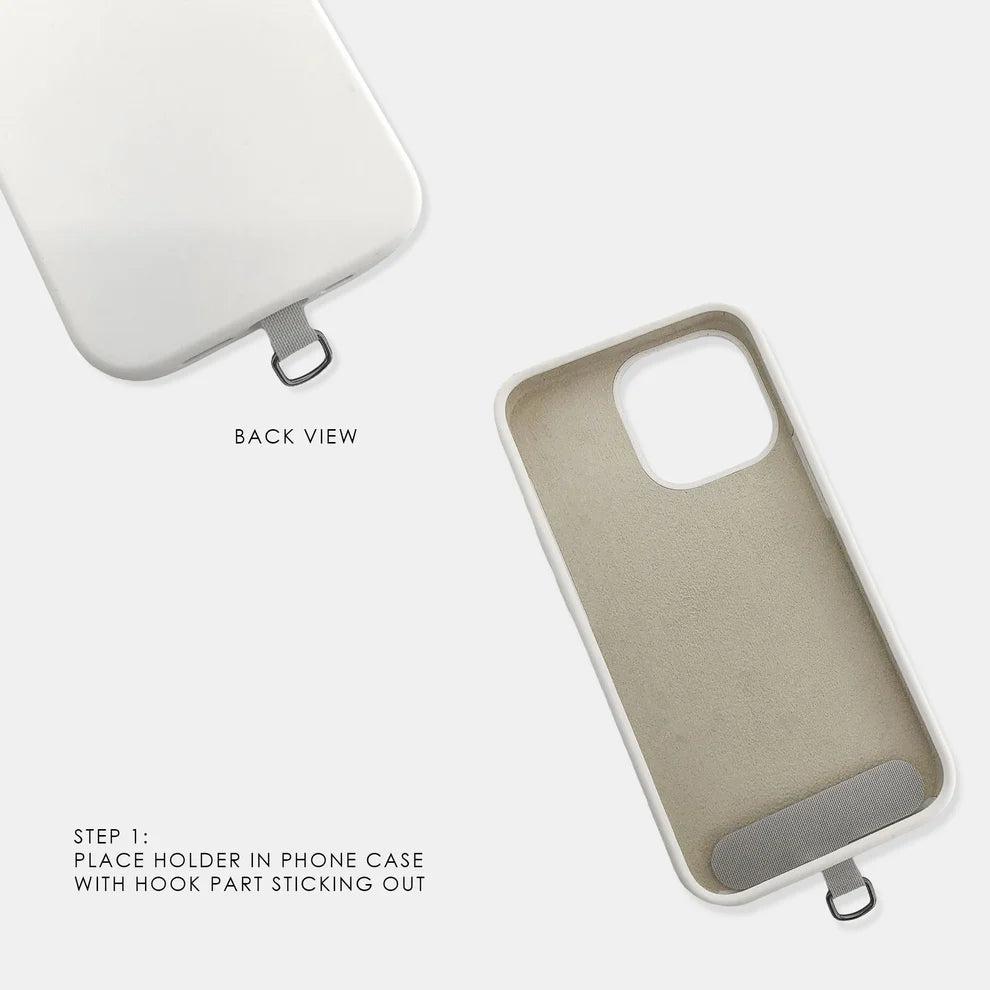 OMG BLING Long Vegan Leather Cellphone Chain In Black-Handbags, Wallets & Cases-OMG BLINGS-Deja Nu Boutique, Women's Fashion Boutique in Lampasas, Texas