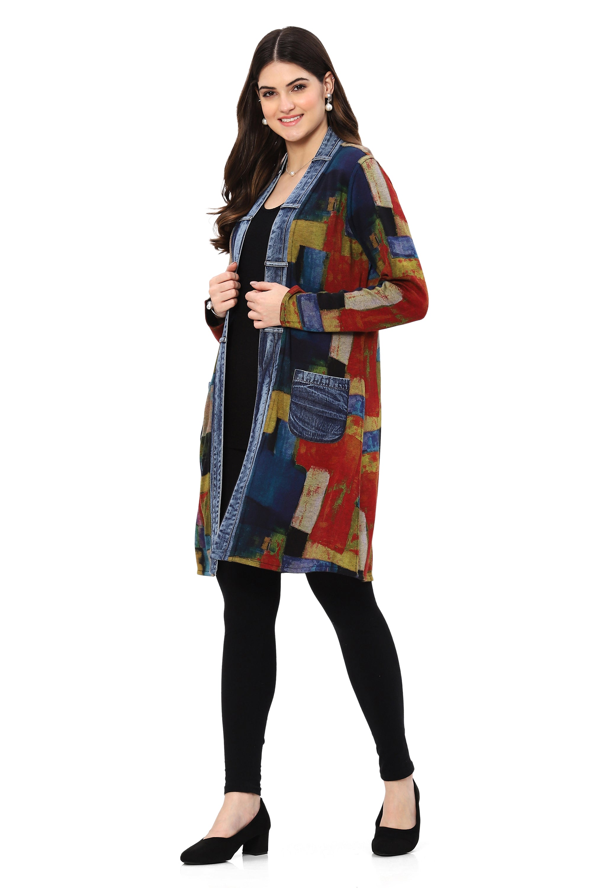 Parsley & Sage Edith Reversible Open Front Jacket-Jackets-Parsley & Sage-Deja Nu Boutique, Women's Fashion Boutique in Lampasas, Texas