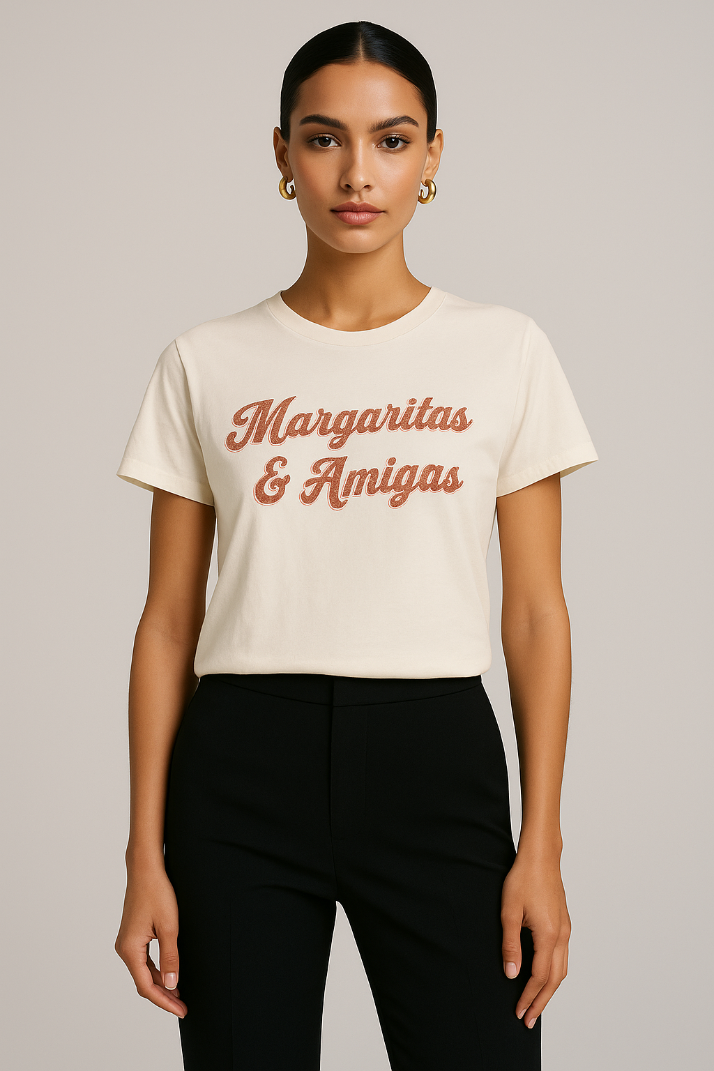 Project Social T Margaritas & Amigas Tee – Vintage White-Graphic Tees-Project Social T-Deja Nu Boutique, Women's Fashion Boutique in Lampasas, Texas