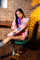 Queen Of Sparkles Light Pink Multi Pumpkin Sweatshirt-Tops-Queen Of Sparkles-Deja Nu Boutique, Women's Fashion Boutique in Lampasas, Texas